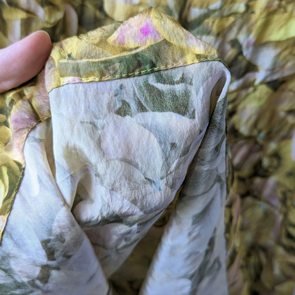 Baum Und Pferdgarten Midi Slip Dress Yellow Floral - Picture 11 of 17